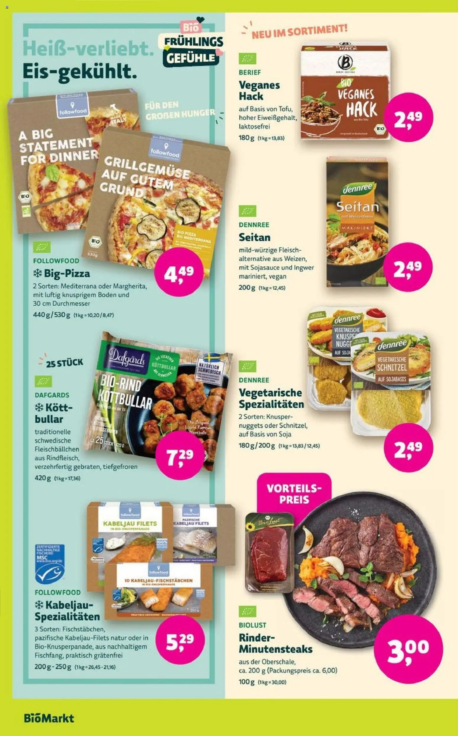 BioMarkt Prospekt 	 – gültig ab 08.04.2026 | Seite: 8 | Produkte: Schnitzel, Fleisch