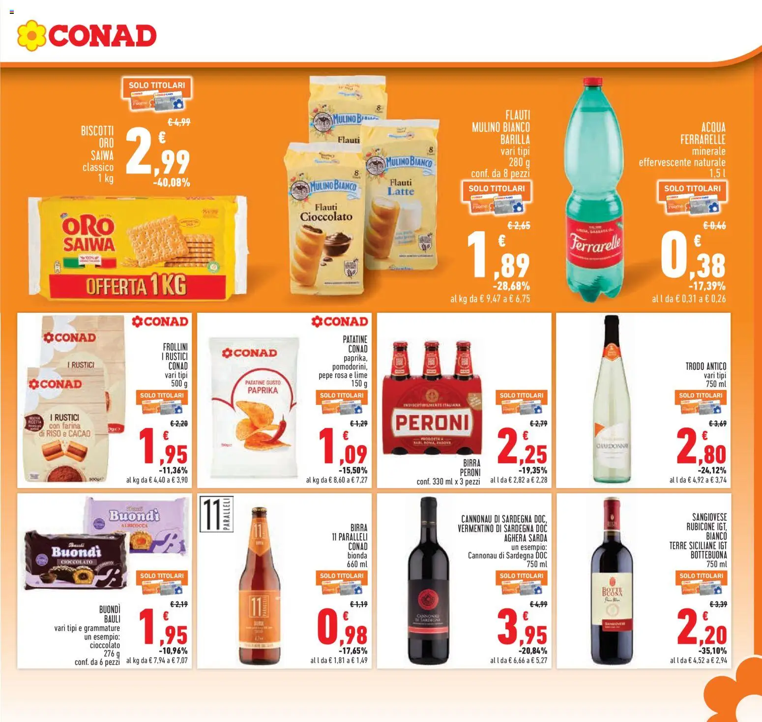 Volantino Conad del 12.03.2026 | Pagina: 19 | Prodotti: Cioccolato, Acqua, Latte, Cacao