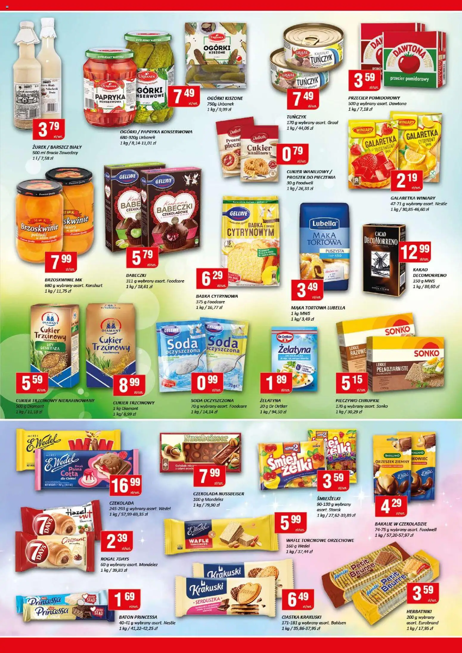 Chorten gazetka od 12.03.2026 | Strona: 3 | Produkty: Galaretka, Papryka konserwowa, Babeczki, Żelki