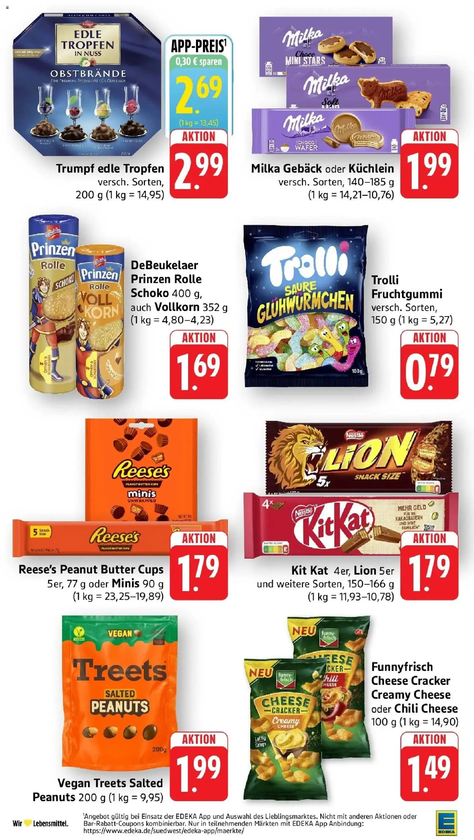 E center Prospekt Kirchheim-Teck	 – gültig ab 05.04.2026 | Seite: 27 | Produkte: Butter, Funny frisch, Milka, Chili