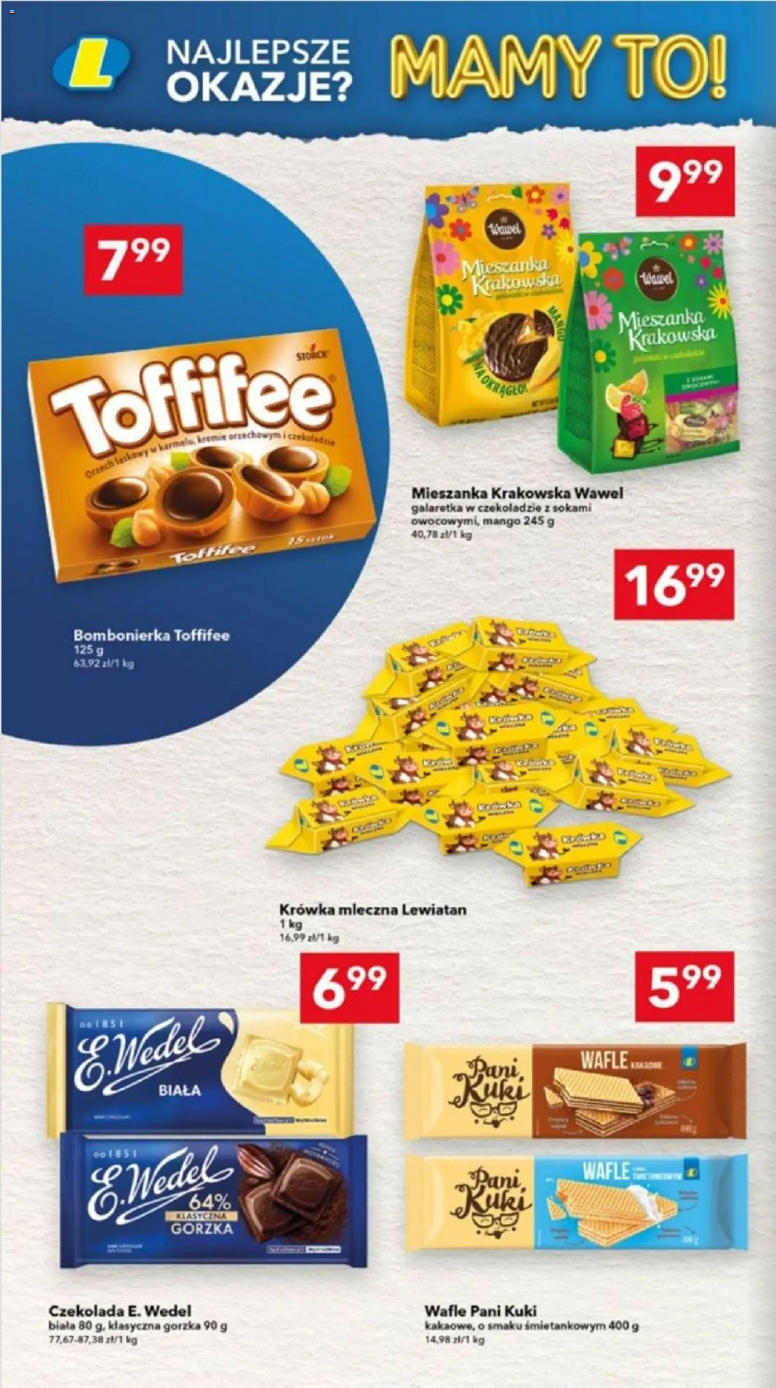 Lewiatan gazetka - Lublin od 23.04.2026 | Strona: 12 | Produkty: Mango, Galaretka, Wafle, Czekolada