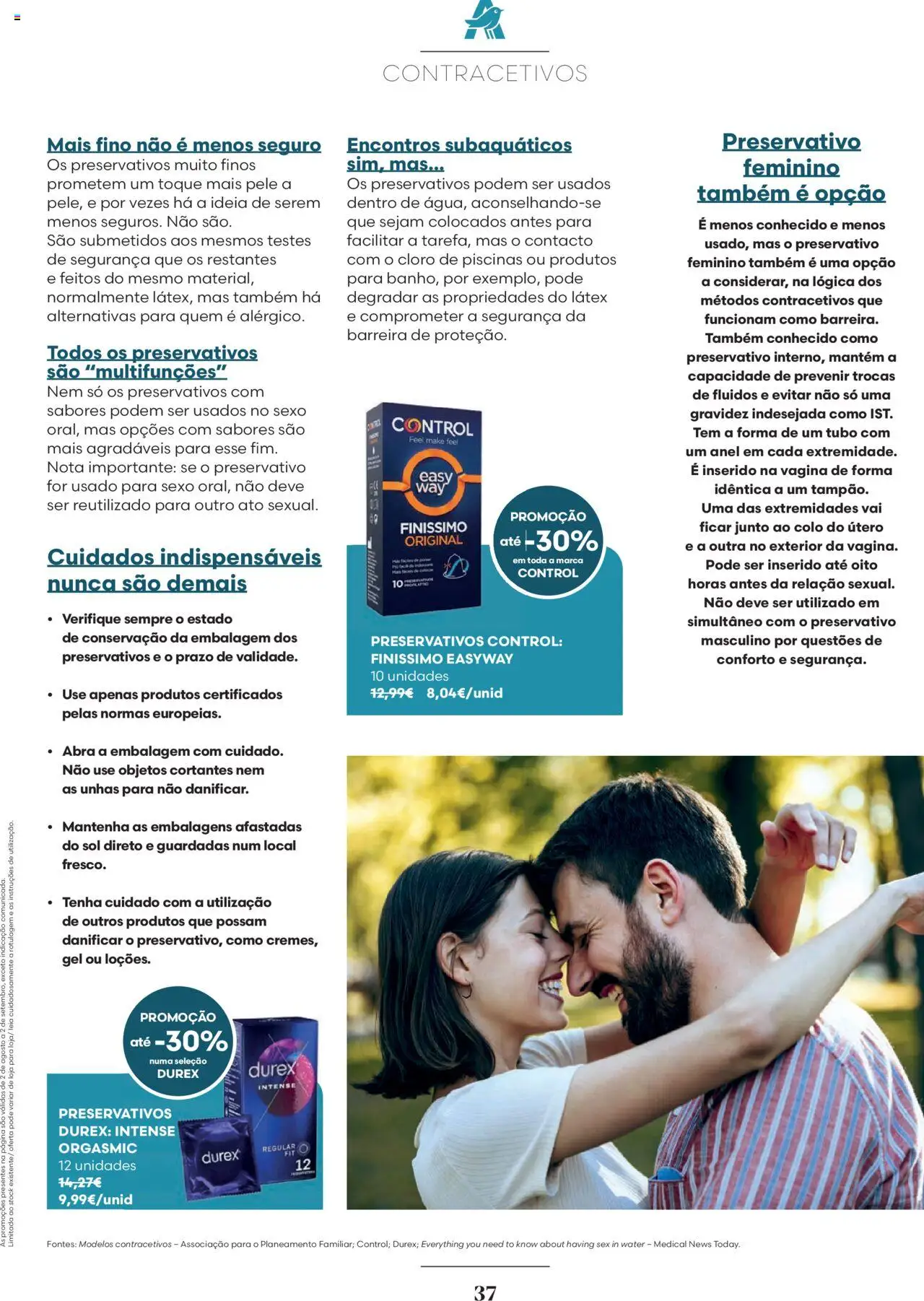 Auchan - Relaxe e cuide de si │ válido de 01.08.2025 | Página: 37 | Produtos: Preservativos, Piscinas, Anel