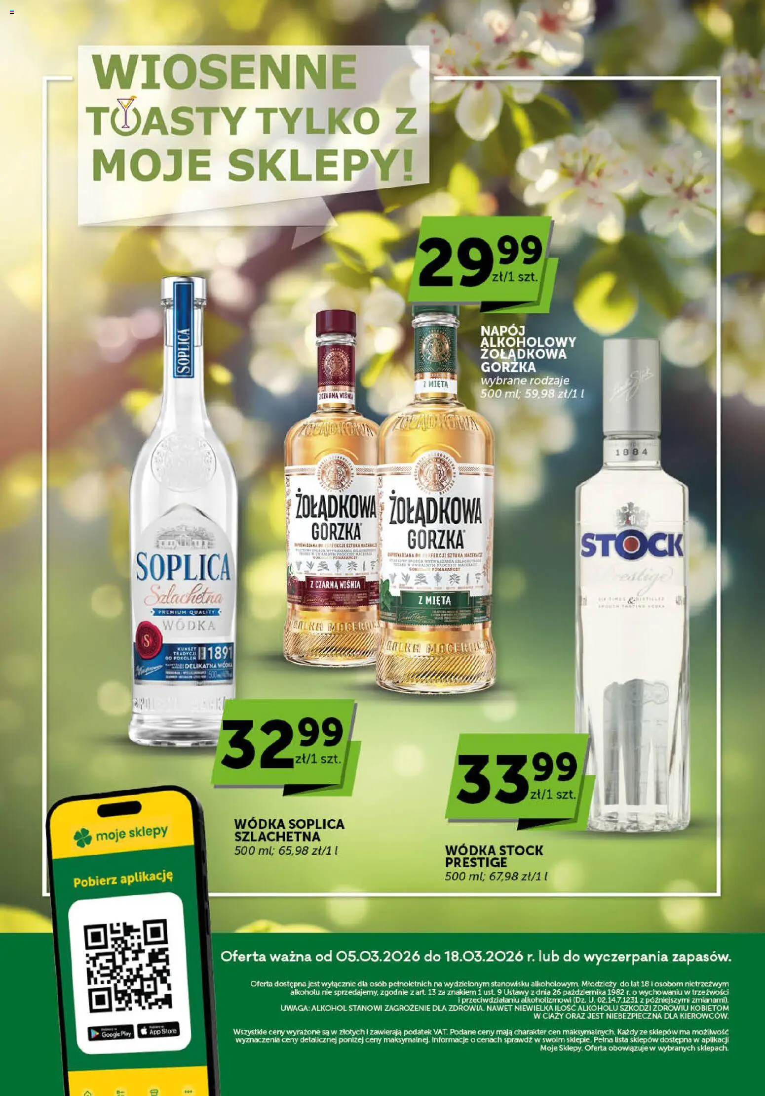 ABC gazetka - Katalog alkoholowy od 05.03.2026 | Strona: 1 | Produkty: Wódka Stock, Mięta, Alkohol, Wódka
