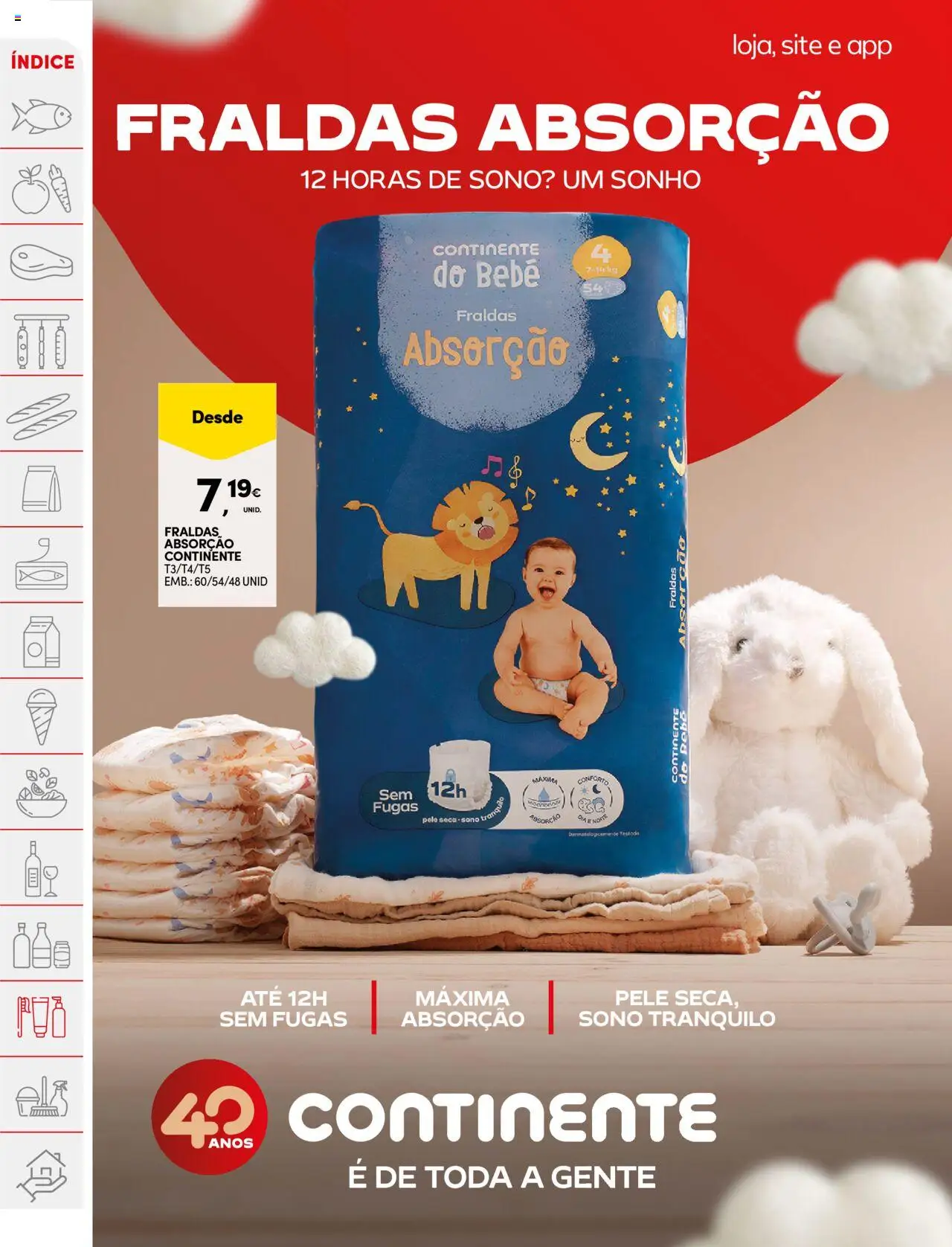 Continente folheto │ válido de 07.10.2025 | Página: 42 | Produtos: Fraldas