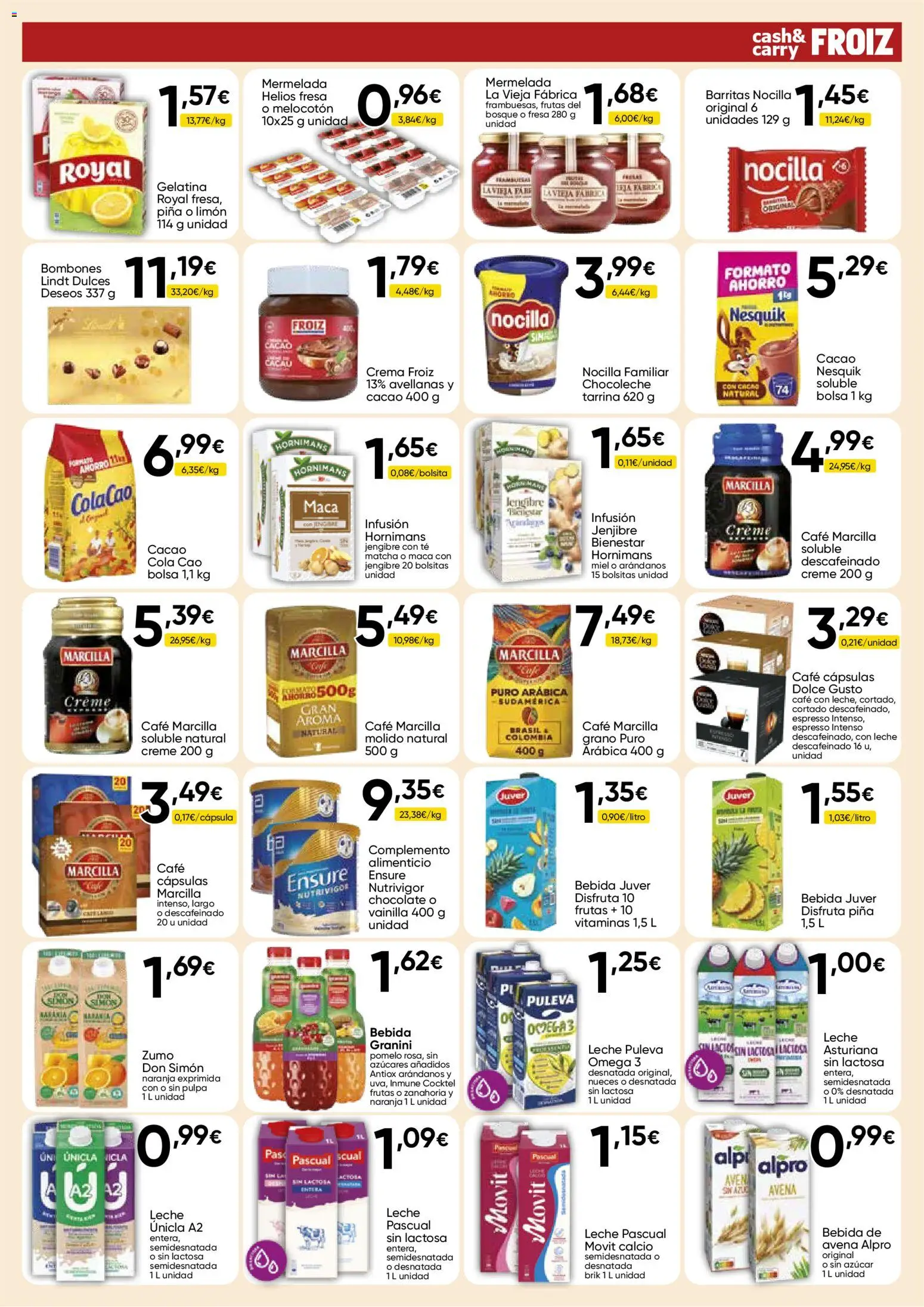Froiz - Folleto Cash │ válido desde el 03.03.2026 | Página: 5 | Productos: Leche, Κεραία, Té, Φρυγανιές σικάλεως
