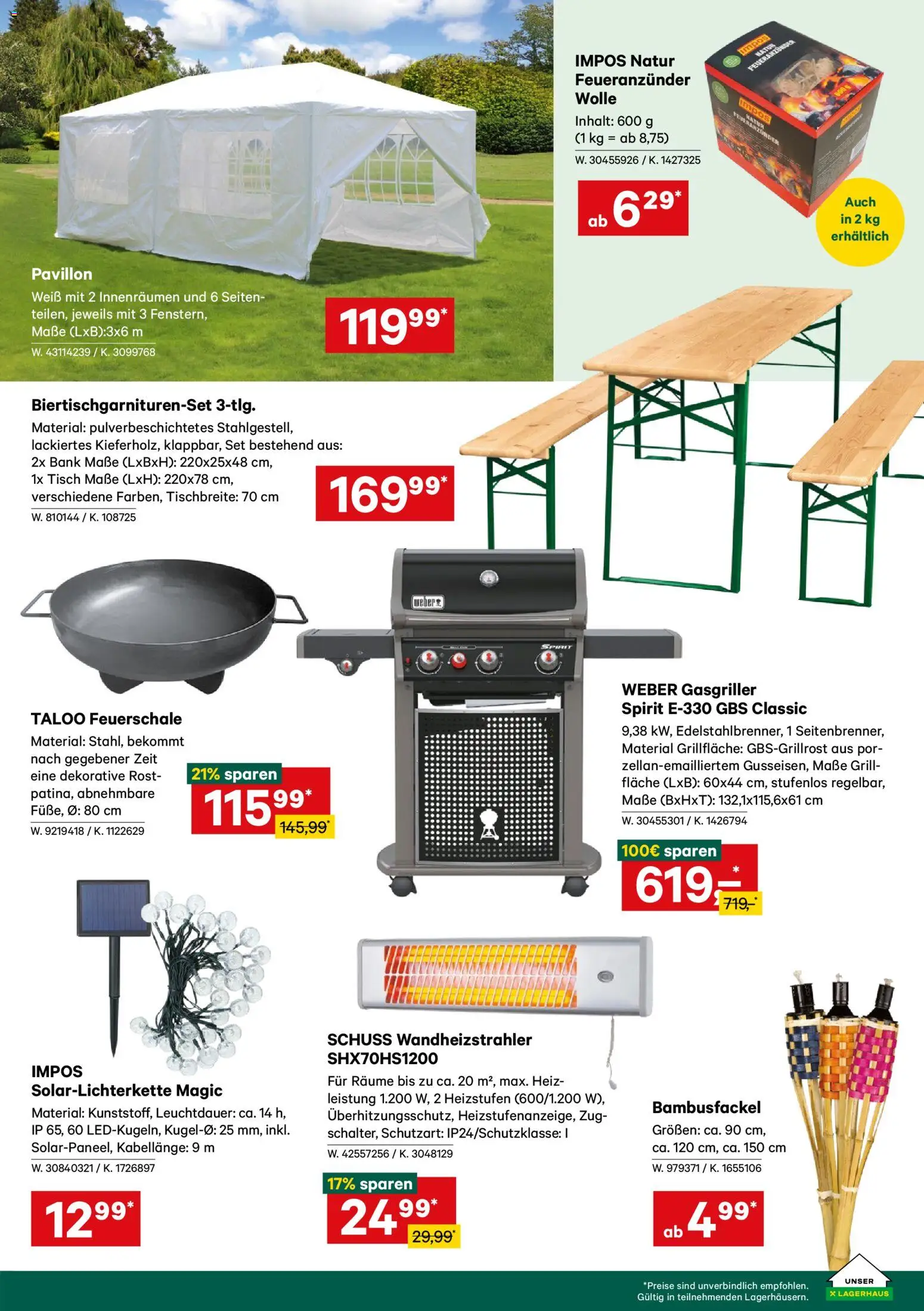 Lagerhaus Flugblatt  gültig ab 09.12.2025 | Seite: 5 | Produkte: Grill, Tisch