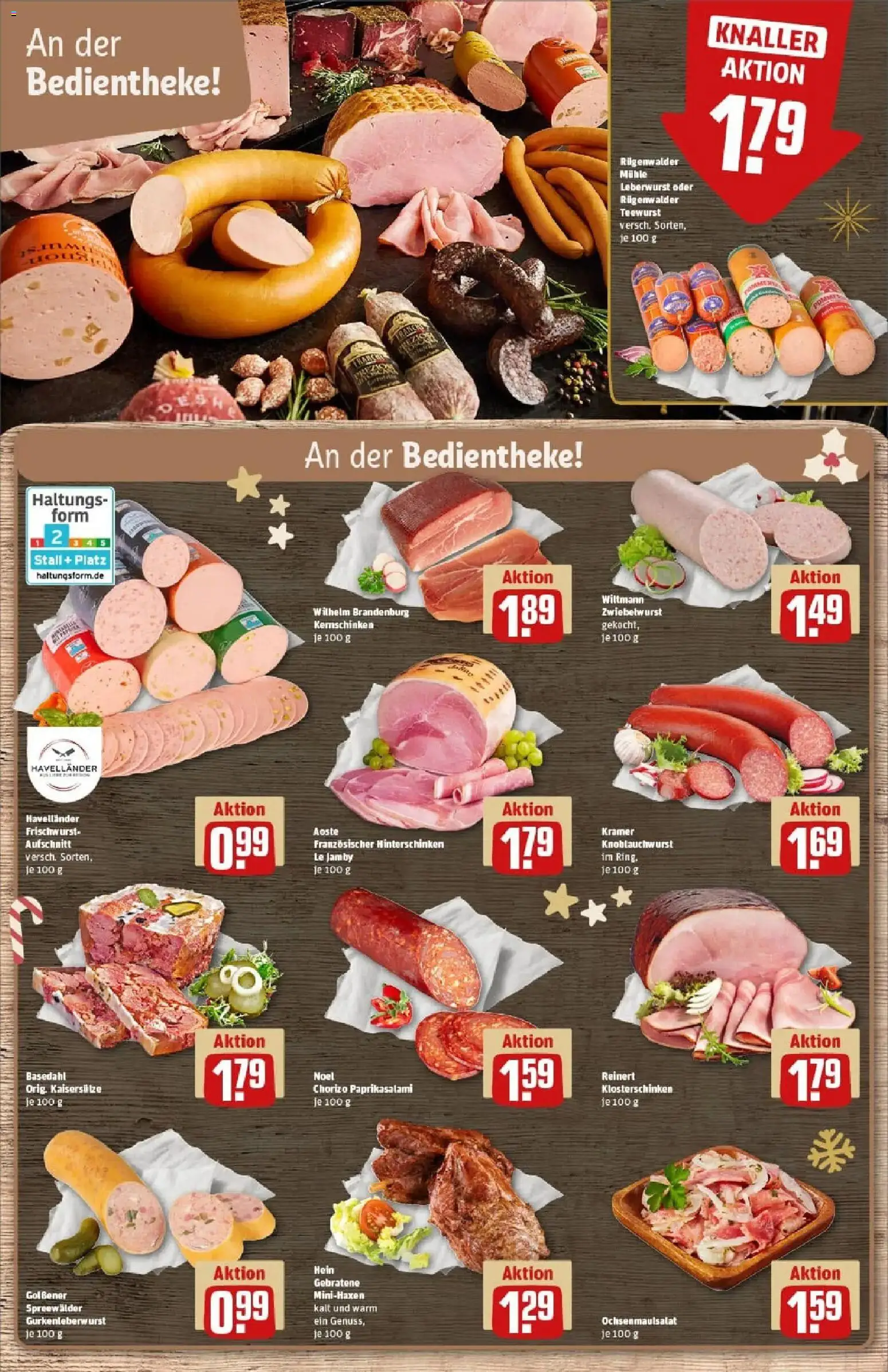 Rewe prospekt Lutherstadt Eisleben	 – gültig ab 01.12.2025 | Seite: 14 | Produkte: Mühle, Salami