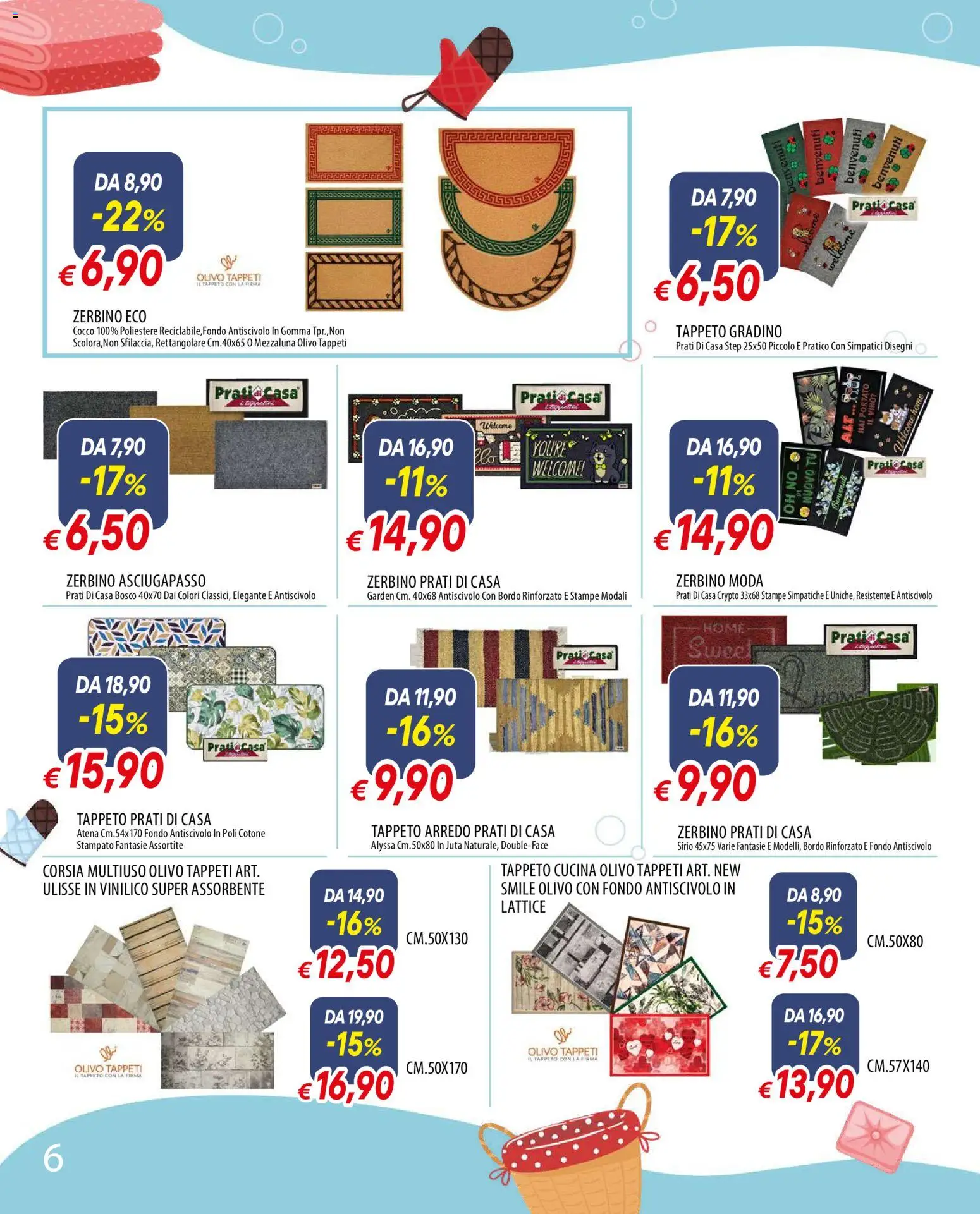 Volantino Galassia del 29.12.2025 | Pagina: 6 | Prodotti: Vino, Cocco, Tappeto, Zerbino