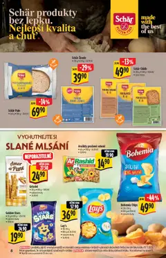 Albert katalog - Hypermarket - Gril od 23.07.2025 | Strana: 8 | Produkty: Arašídy, Grissini, Lay's, Bohemia chips