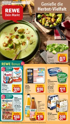 Rewe Prospekt 	 ab 20.10.2025 gültig