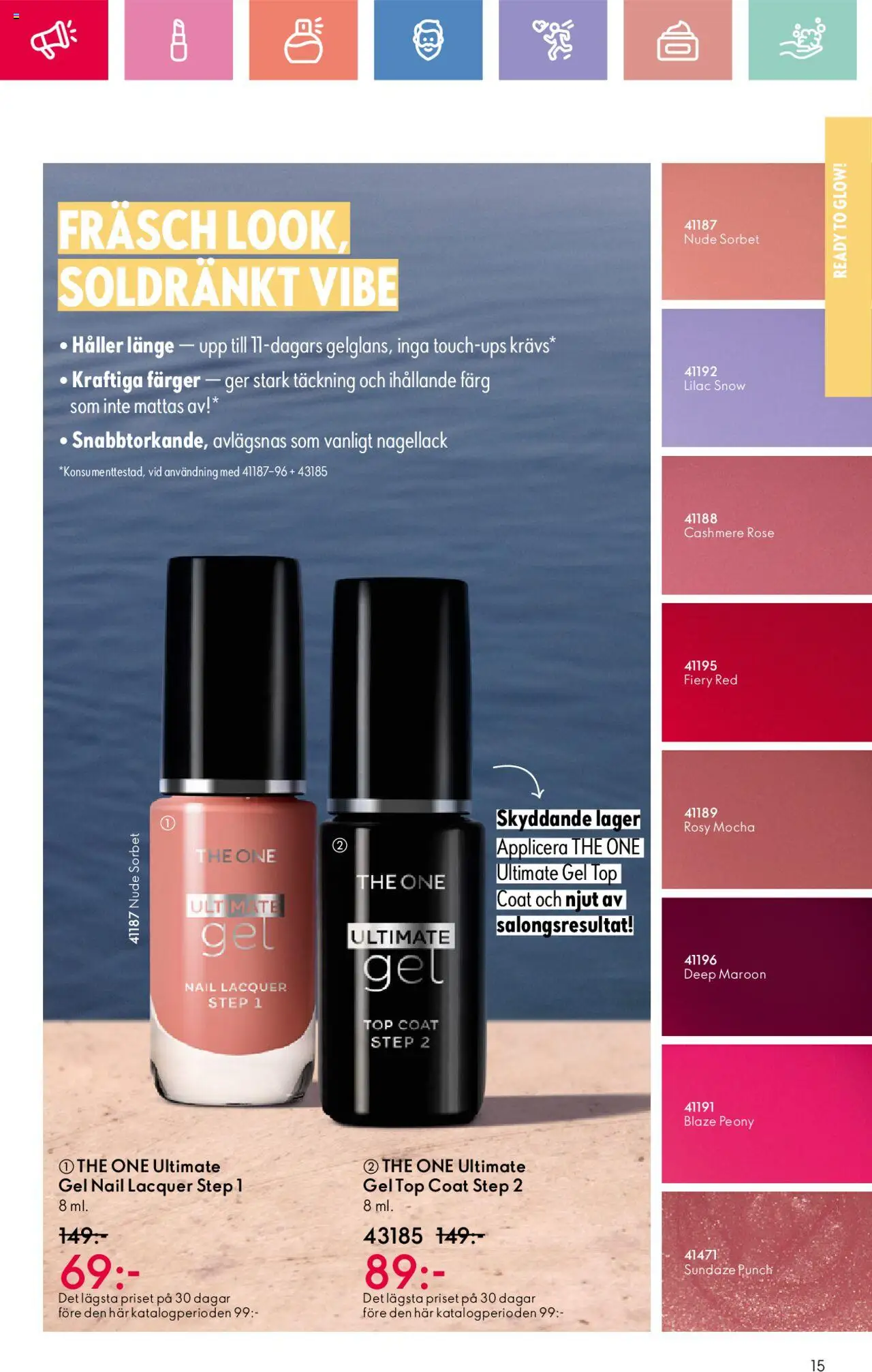 Oriflame reklamblad aktuell från 01.06.2025 | Sida: 15 | Produkter: Nagellack