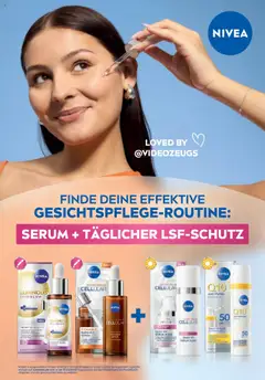 NIVEA LUMINOUS 630° SKINGLOW INSTANT GLOW SERUM, Reduziert Pigmentflecken, Verfeinert Poren, Spendet Feuchtigkeit. Thiamidol + Niacinamide + Aloe Vera – gültig ab 01.09.2025 | Seite: 54 | Produkte: Serum