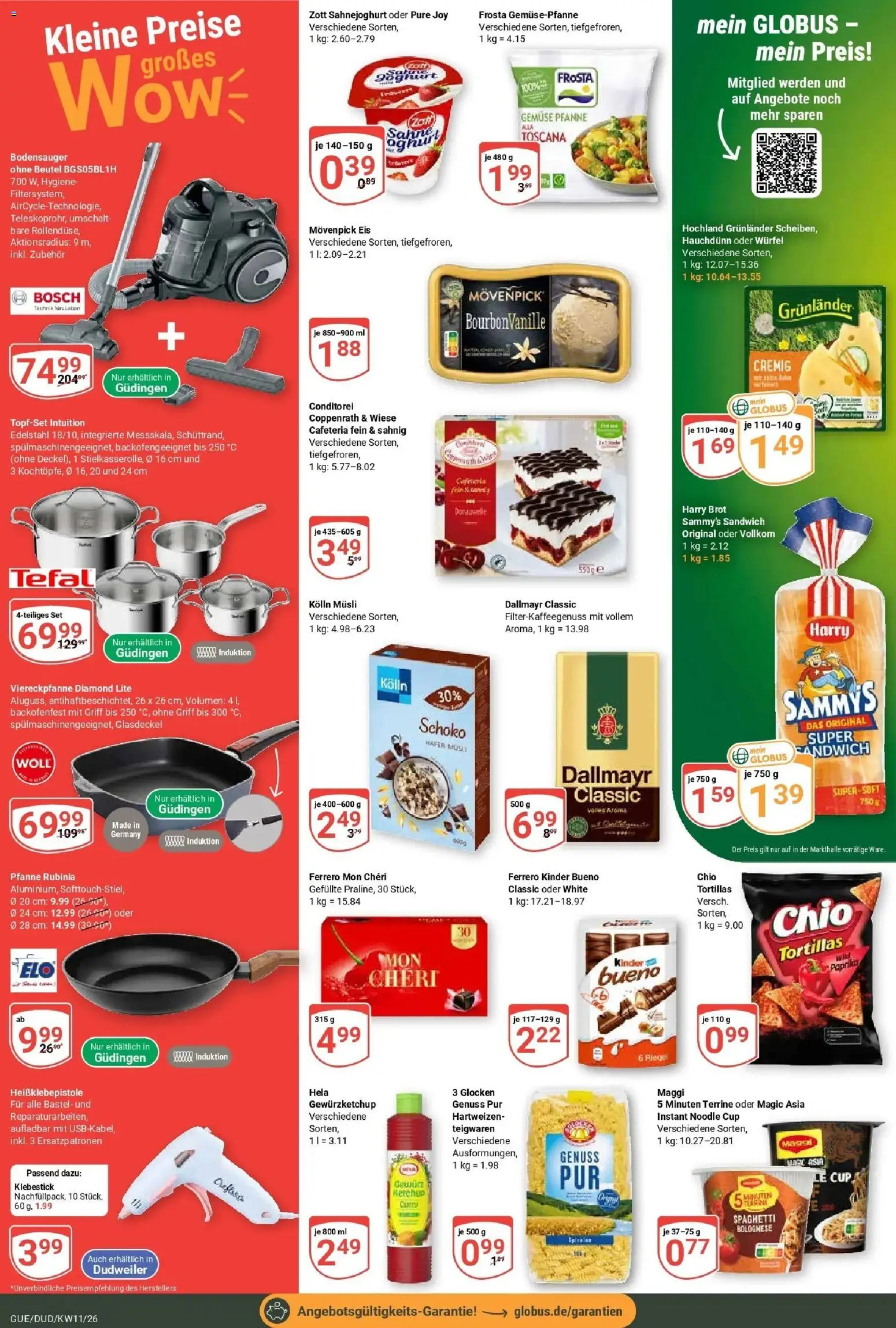Globus prospekt Saarbrücken-Dudweiler	 – gültig ab 09.03.2026 | Seite: 2 | Produkte: Kolln, Maggi, Kinder bueno, Eis