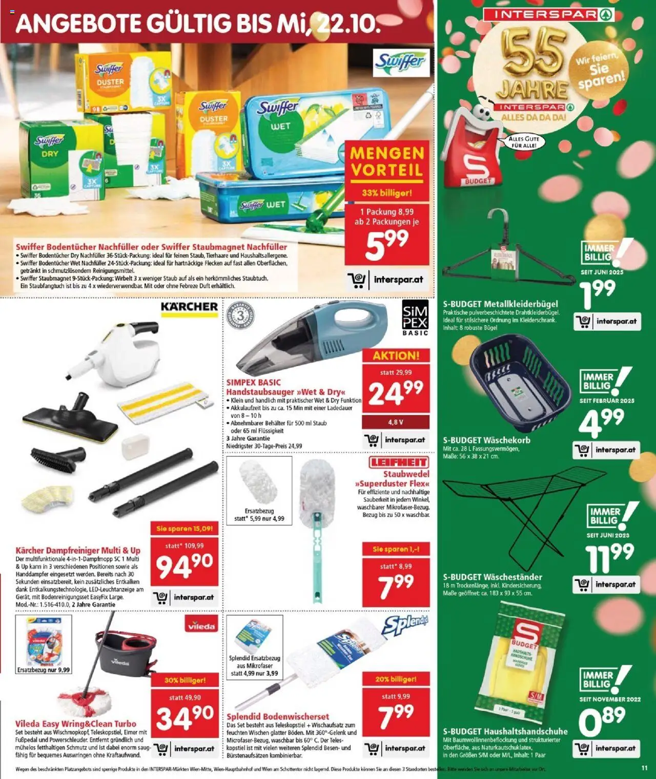 Interspar Flugblatt - Burgenland Nord gültig ab 02.10.2025 | Seite: 11 | Produkte: Handschuhe, Duft