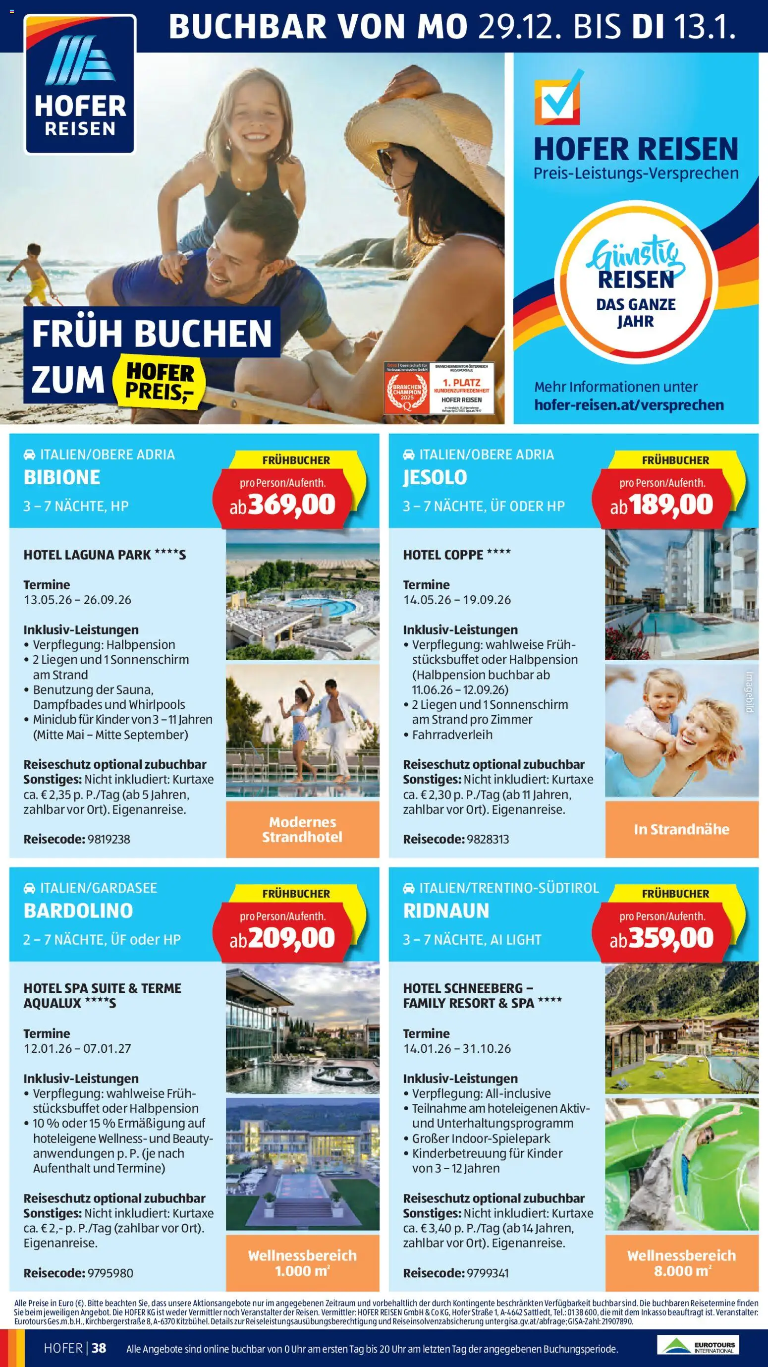 Hofer AT akciós ujság - amely érvényes a következő dátumtól: 02.01.2026 | Oldal: 42