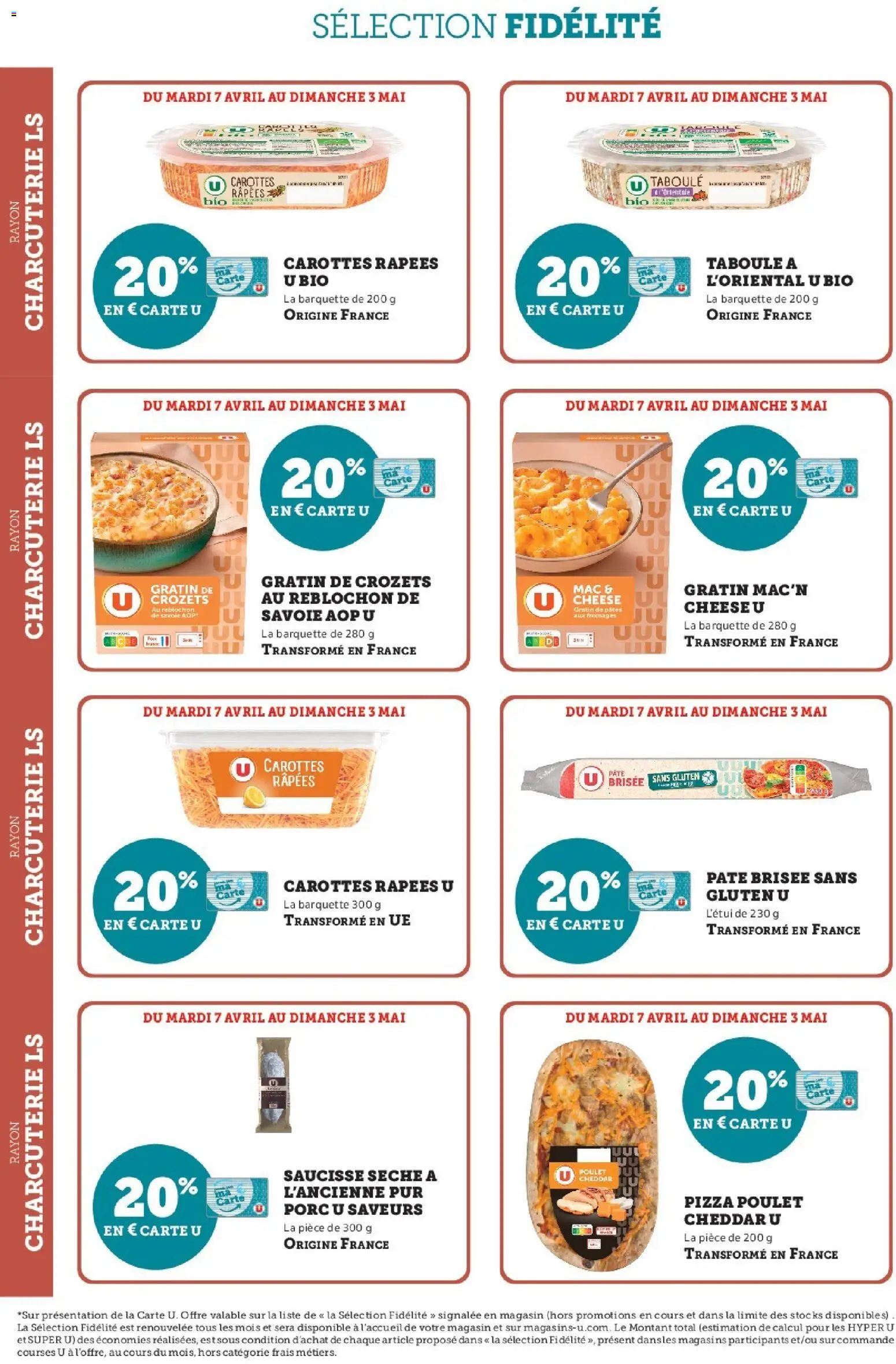 {H1} | Page: 4 | Produits: Reblochon, Pizza, Cheddar, Pâtes