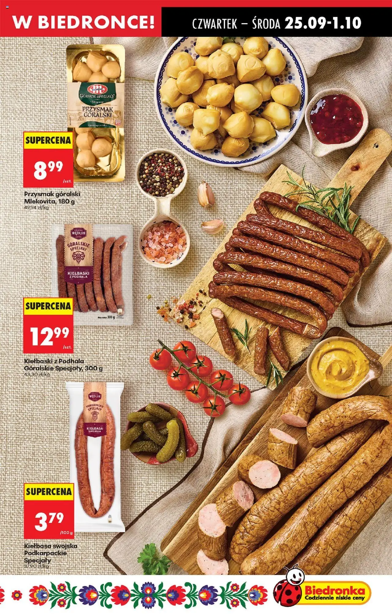 Biedronka gazetka - Oferta w tym tygodniu od 25.09.2025 | Strona: 37 | Produkty: Kiełbasa, Kiełbaski