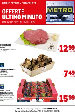 Anteprima del volantino Metro Offerte Freschissimi catalogo valido a partire dal 12.02.2026