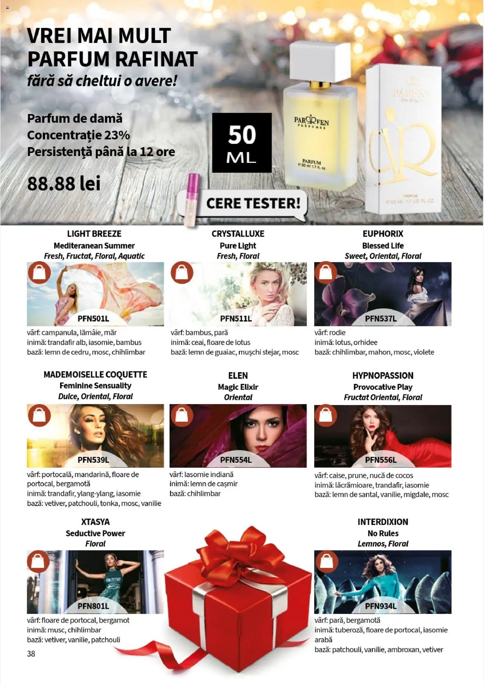 Noul catalog Lady’s – valabil de la 10.11.2025 | Pagină: 40 | Produse: Pară, Trandafir, Orhidee, Parfum