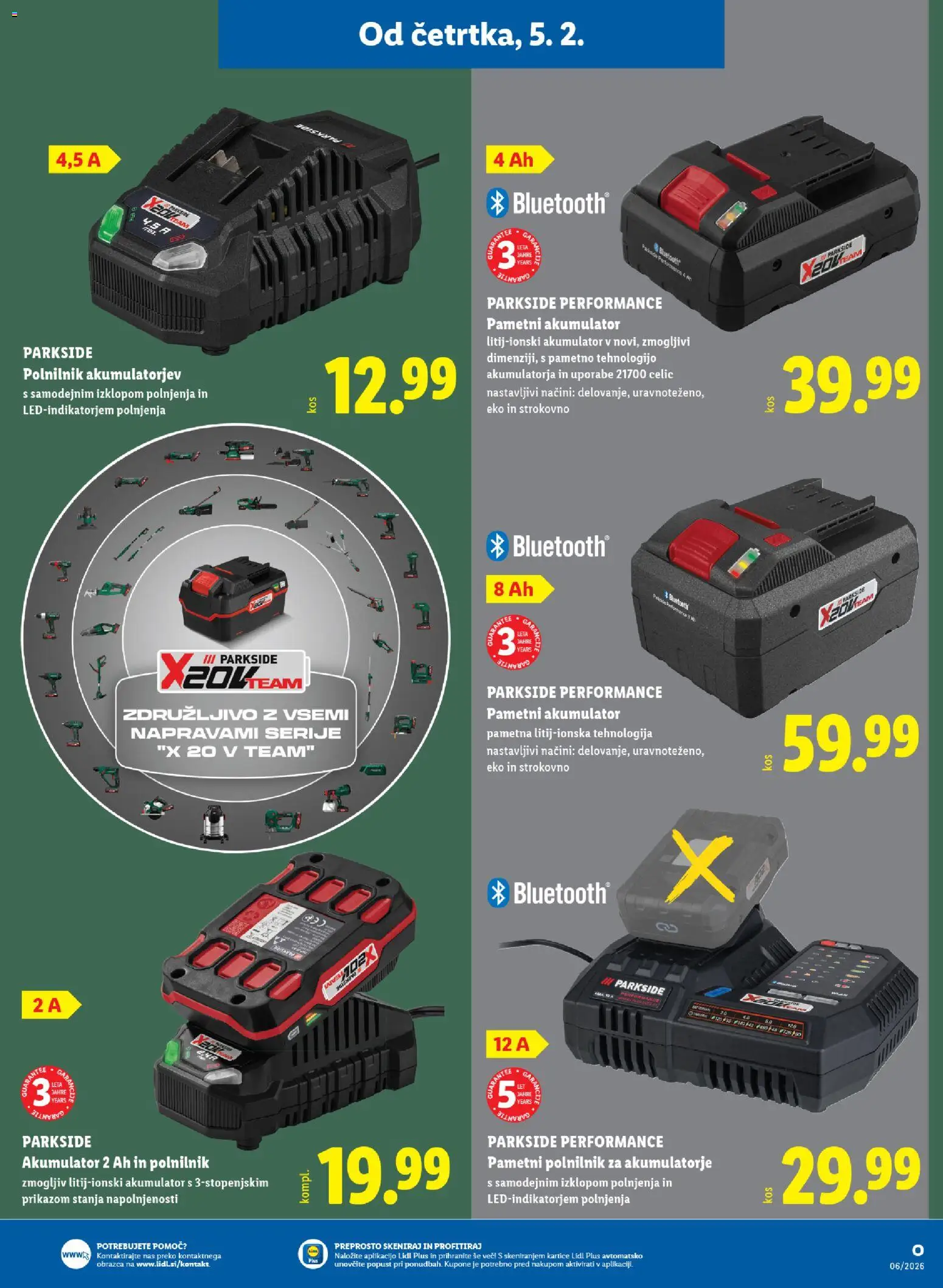 Novi Lidl katalog ponudbe – veljaven od 05.02.2026 | Stran: 21 | Izdelki: Akumulator, Polnilnik