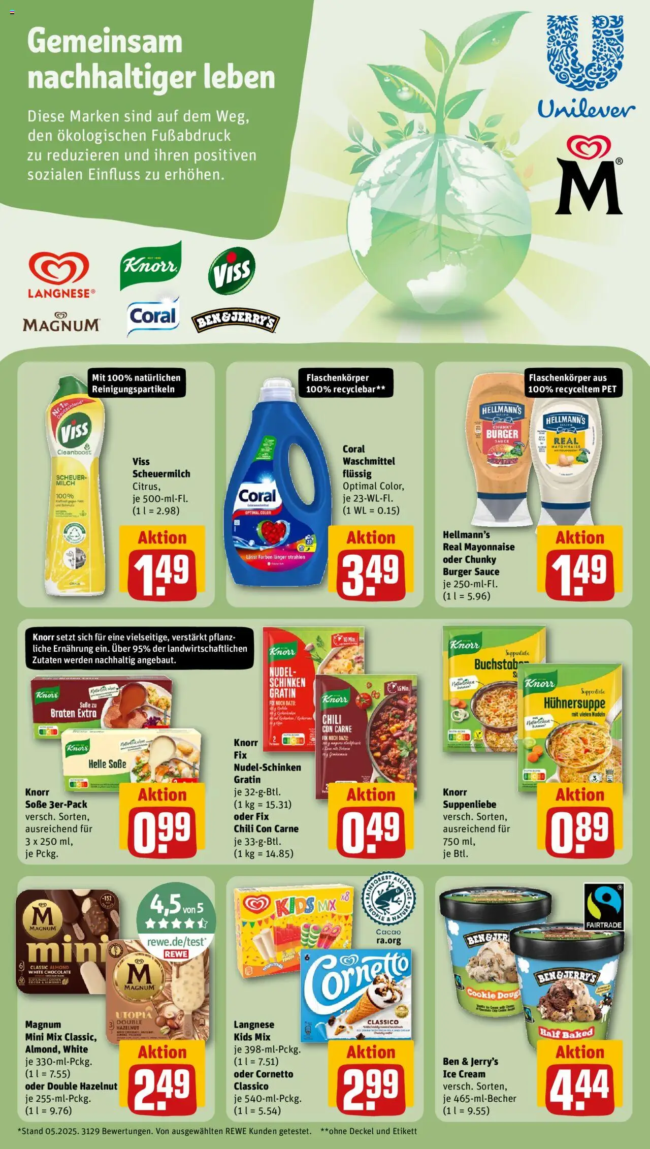 Rewe ihr Kaufpark Prospekt 	 - gültig ab dem 18.08.2025 | Seite: 23 | Produkte: Langnese, Milch, Chili, Nudeln