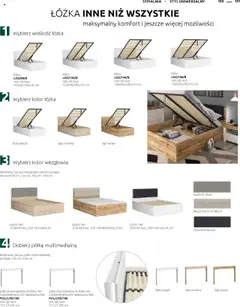 Pogląd oferty "Black Red White Gazetka - Katalog rodzinnych wnętrz" - ważna od 24.05.2024 | Strona: 101 | Produkty: USB, Łóżko, Półka