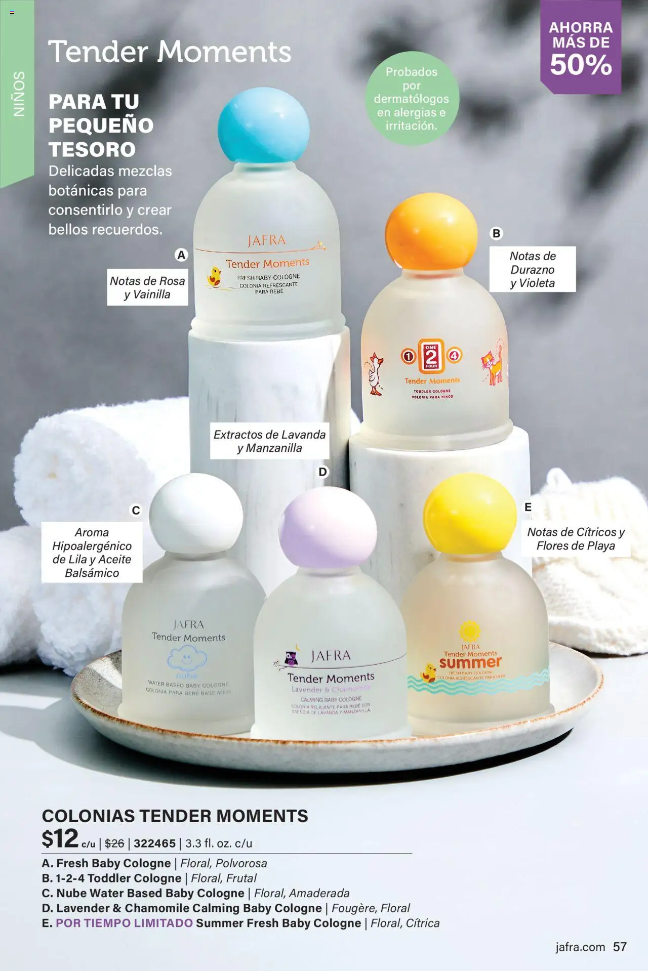 JAFRA folleto │ válido desde el 01.09.2025 | Página: 57 | Productos: Colonia, Aceite
