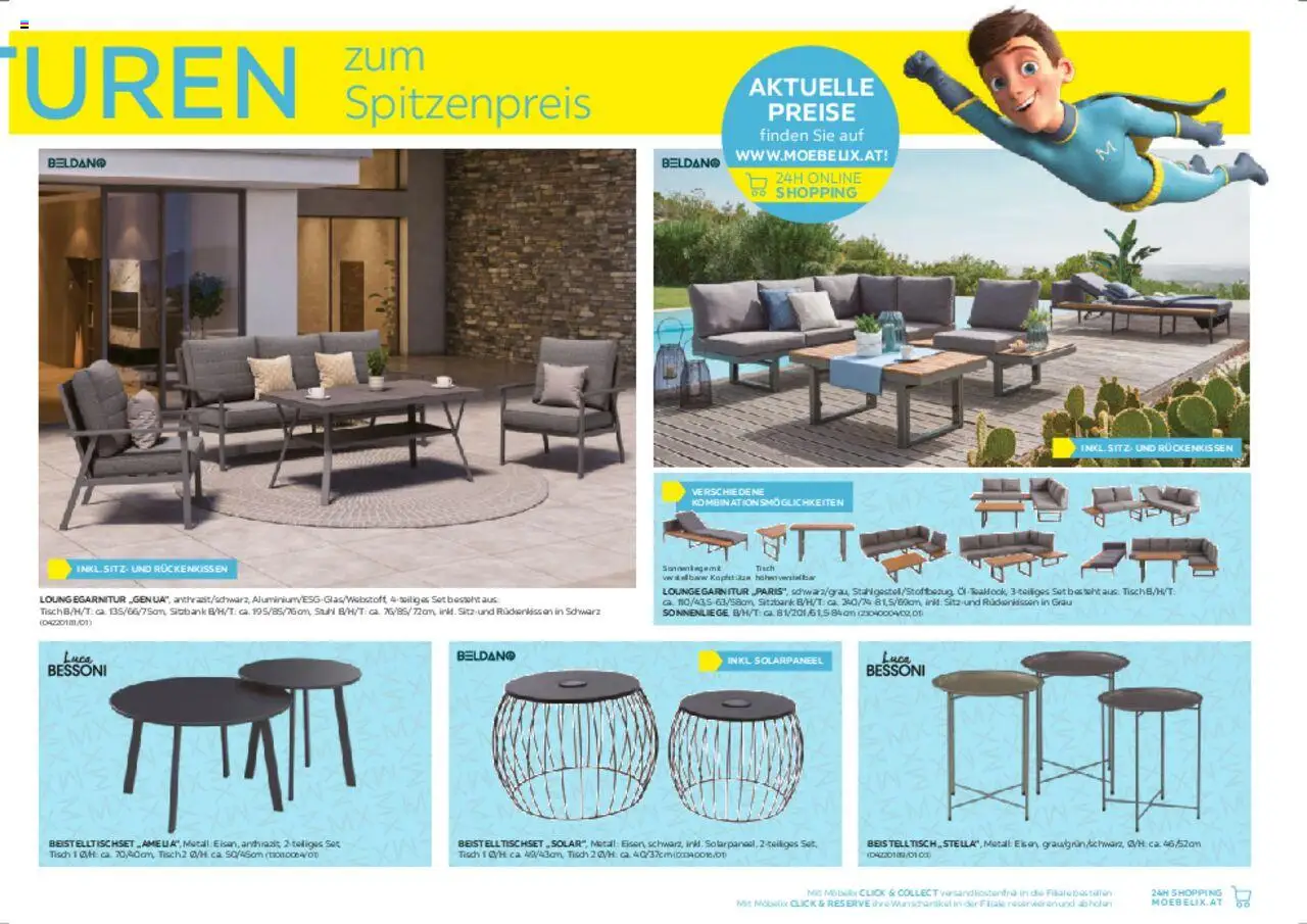 Möbelix Gartenmöbelprospekt gültig ab 10.03.2025 | Seite: 7 | Produkte: Tisch