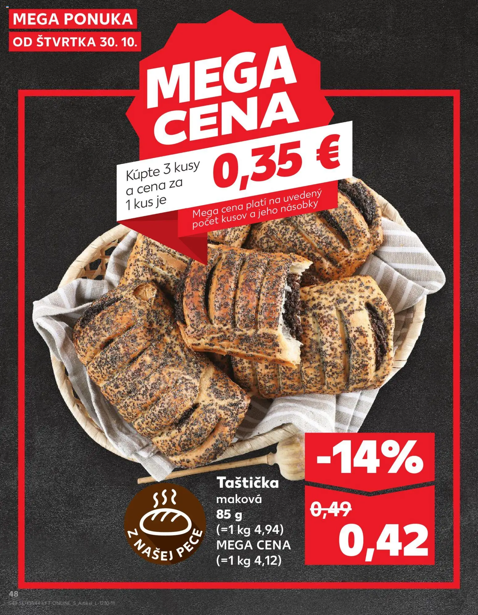 Nové Kaufland akcie – leták je platný od 30.10.2025 | Strana: 48 | Produkty: Kel