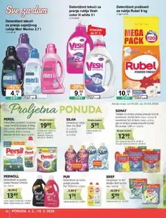 Katalog KTC - Pregled kataloga iz trgovine KTC, vrijedi od 04.03.2026 | Stranica: 32 | Proizvodi: Rubel, Somat, Perwoll, Persil