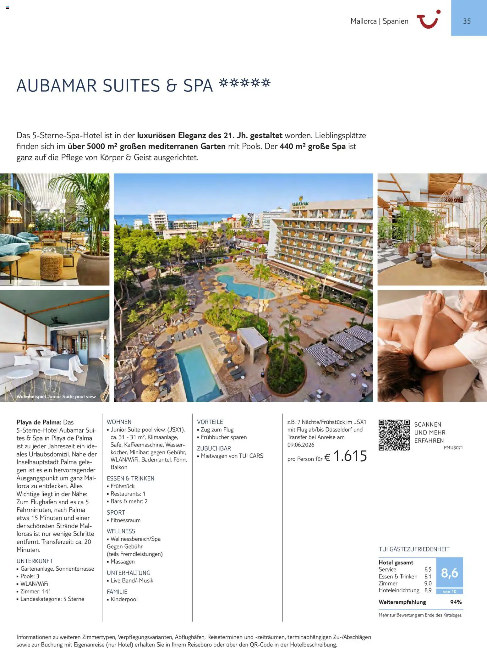 Aida  Südeuropa & Nordafrika 2026/27 – gültig ab 01.01.2026 | Seite: 35 | Produkte: Wasser