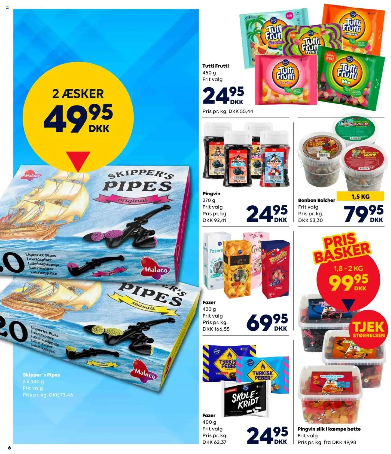 Bordershop Tilbudsavis gyldig fra 13.08.2025 | Side: 6 | Produkter: Slik, Peber