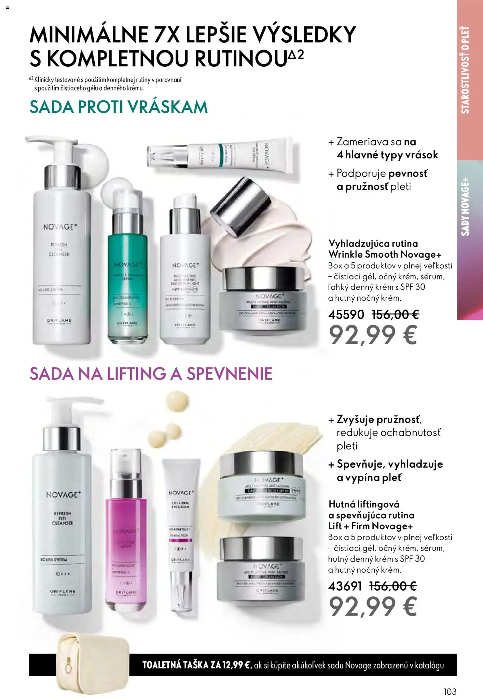 Nové Oriflame akcie – leták je platný od 03.12.2025 | Strana: 103 | Produkty: Krém, Taška