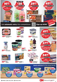 OK Foods specials catalogue – valid from 15.04.2026 | Page: 3 | Products: Cheese, Fat spread, Fruit, Peach