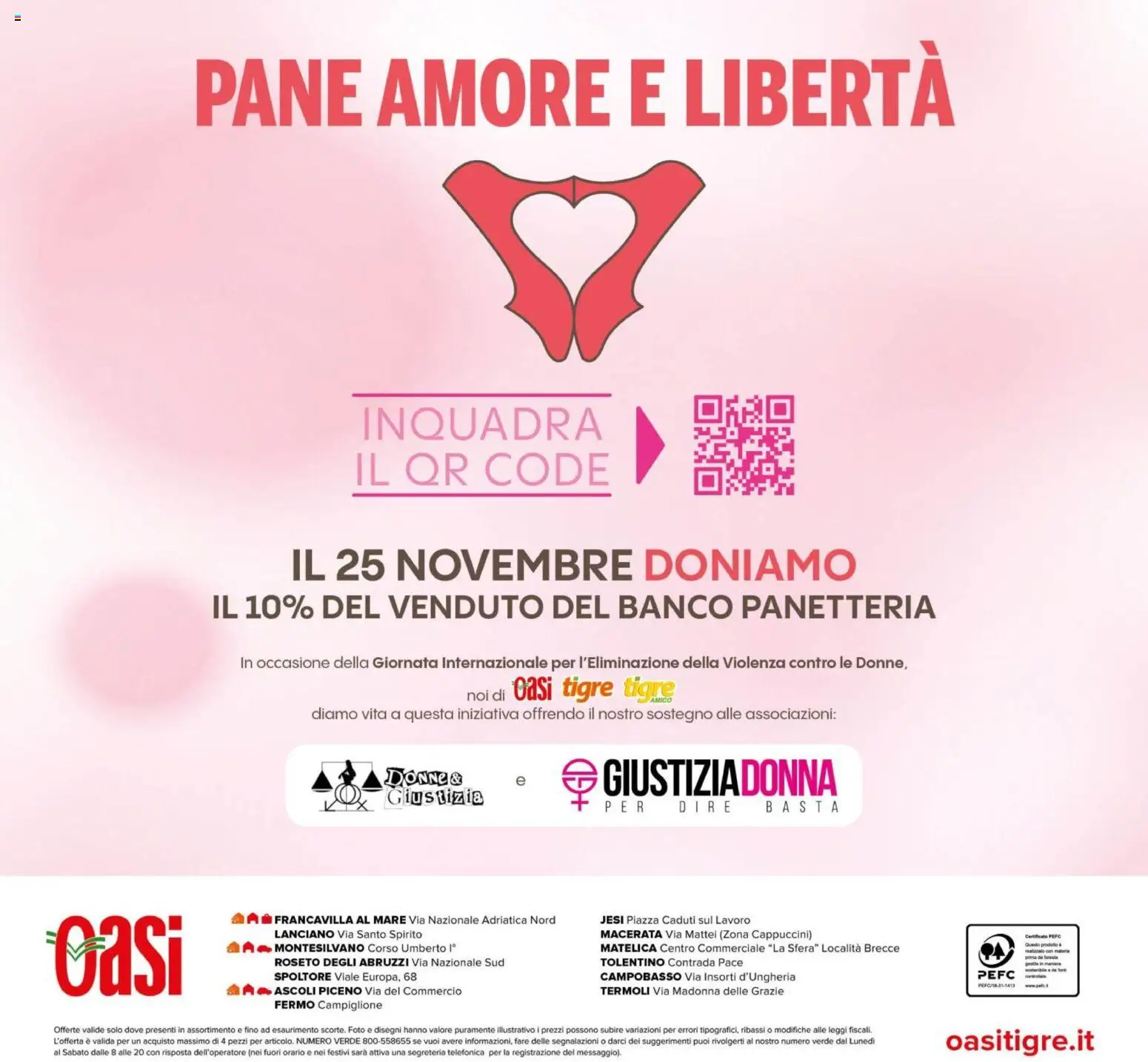 Volantino Oasi del 21.11.2025 | Pagina: 32 | Prodotti: Pane