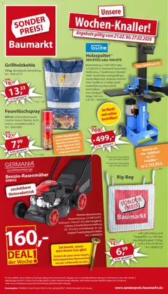 Sonderpreis Baumarkt Prospekt 	 ab 21.02.2026 gültig