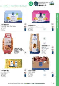 METRO - Prévisualisation de METRO - Restauration rapide valide à partir de 14.04.2026 | Page: 41 | Produits: Sac, Patate douce, Frites, Pommes