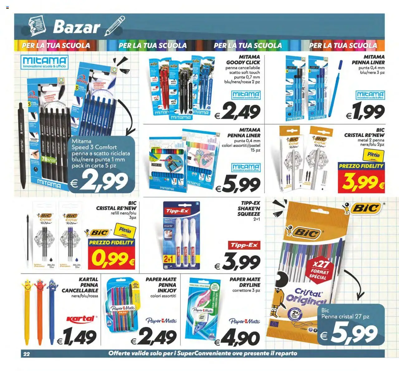 Volantino SuperConveniente del 12.09.2025 | Pagina: 22 | Prodotti: Correttore
