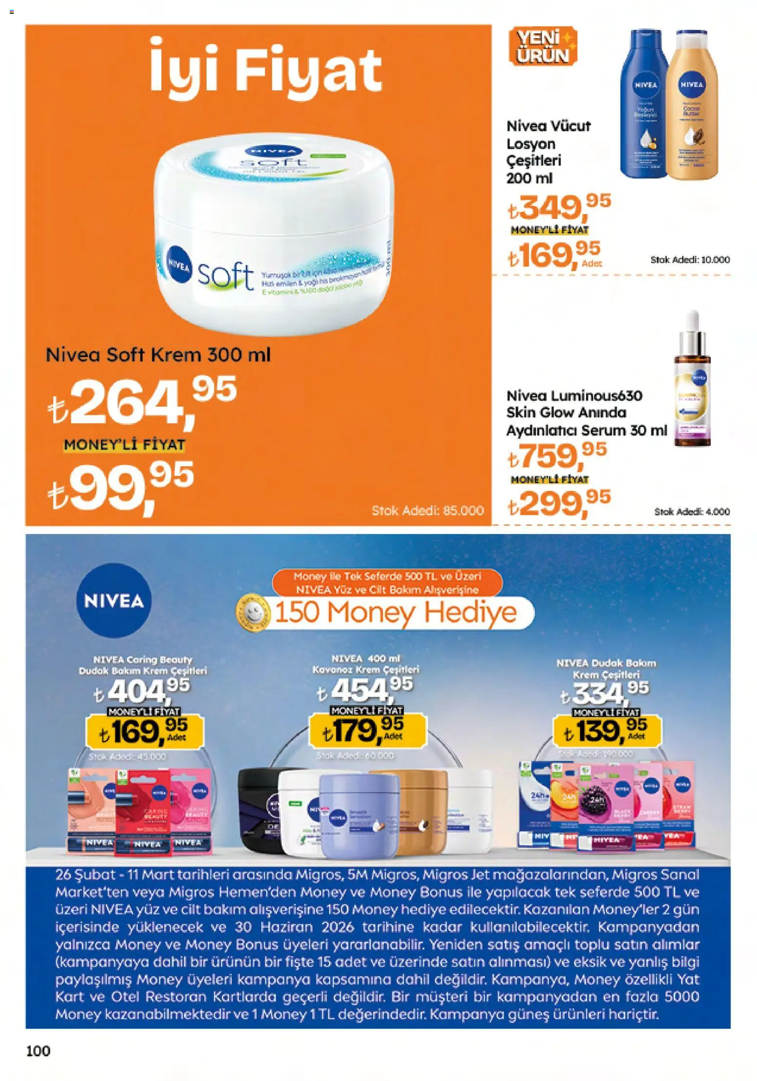 Migros Katalog - 5M Migroskop Dijital - 26.02.2026 tarihinden itibaren geçerlidir | Sayfa: 100 | Ürünler: Krem