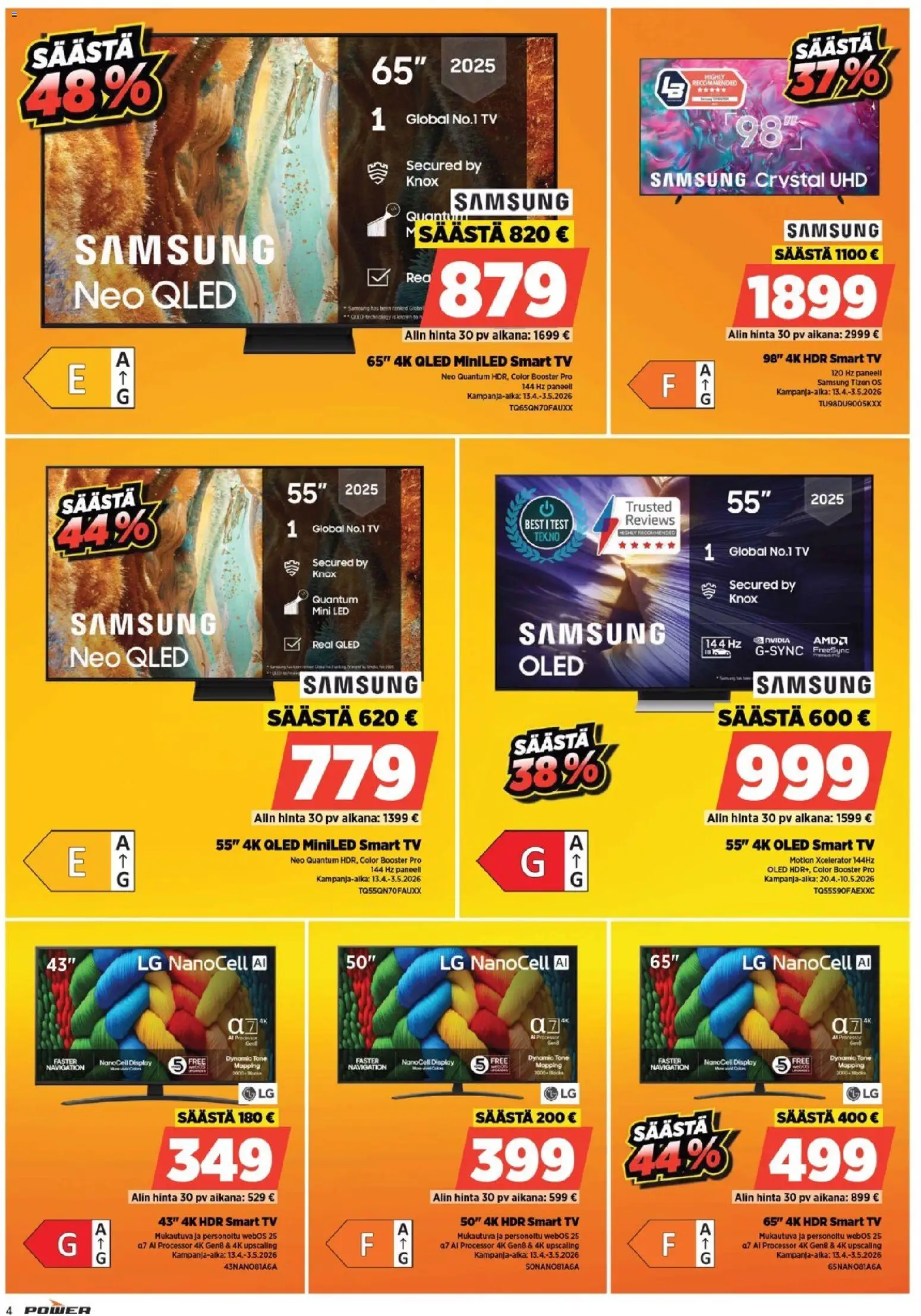 Power tarjoukset – voimassa 27.04.2026 alkaen | Sivu: 4