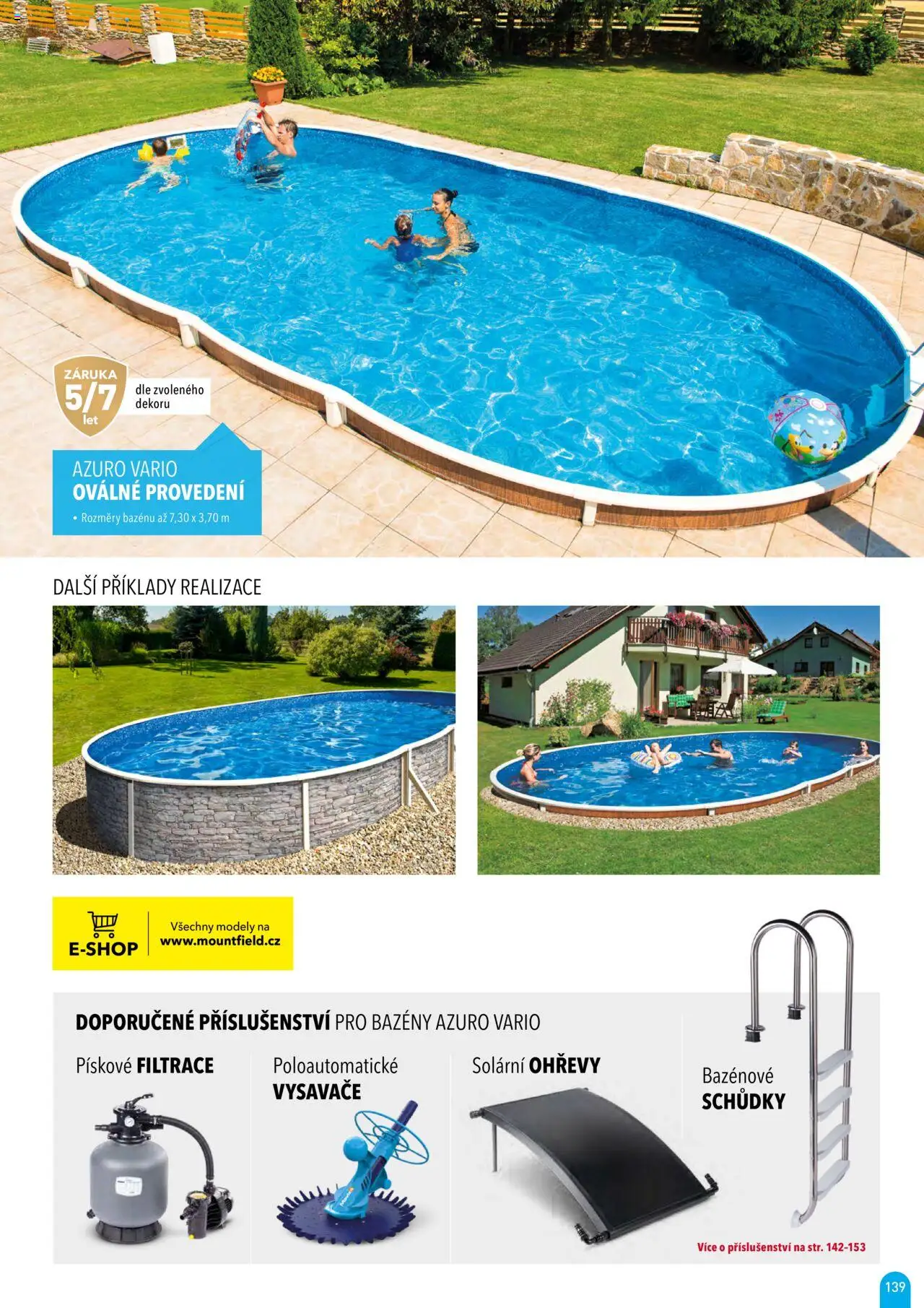 Mountfield katalog 2025 od 16.04.2025 | Strana: 139 | Produkty: Bazény, Bazén, Vysavače, Modely