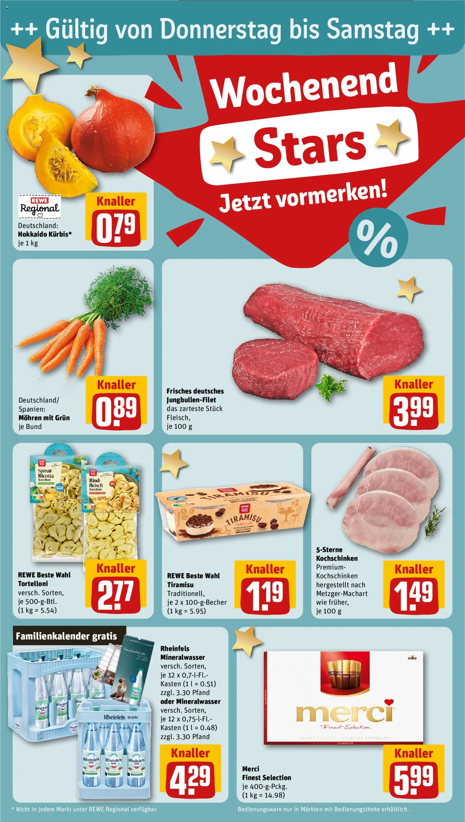 Rewe ihr Kaufpark Prospekt 	 – gültig ab 10.11.2025 | Seite: 28 | Produkte: Merci, Mineralwasser, Mohren, Fleisch