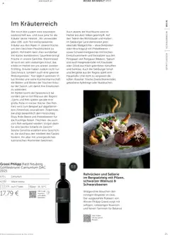 Interspar Weinwelt Magazin Ausgabe Herbst gültig ab 10.09.2025 | Seite: 21 | Produkte: Kartoffeln, Rote Beete, Kürbis, Wein