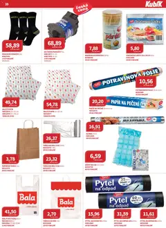 Náhled letáku Kubík leták - Velkoobchod 03/2026 od 01.03.2026 | Strana: 39 | Produkty: Fólie, Taška, Potravinová folie, LED
