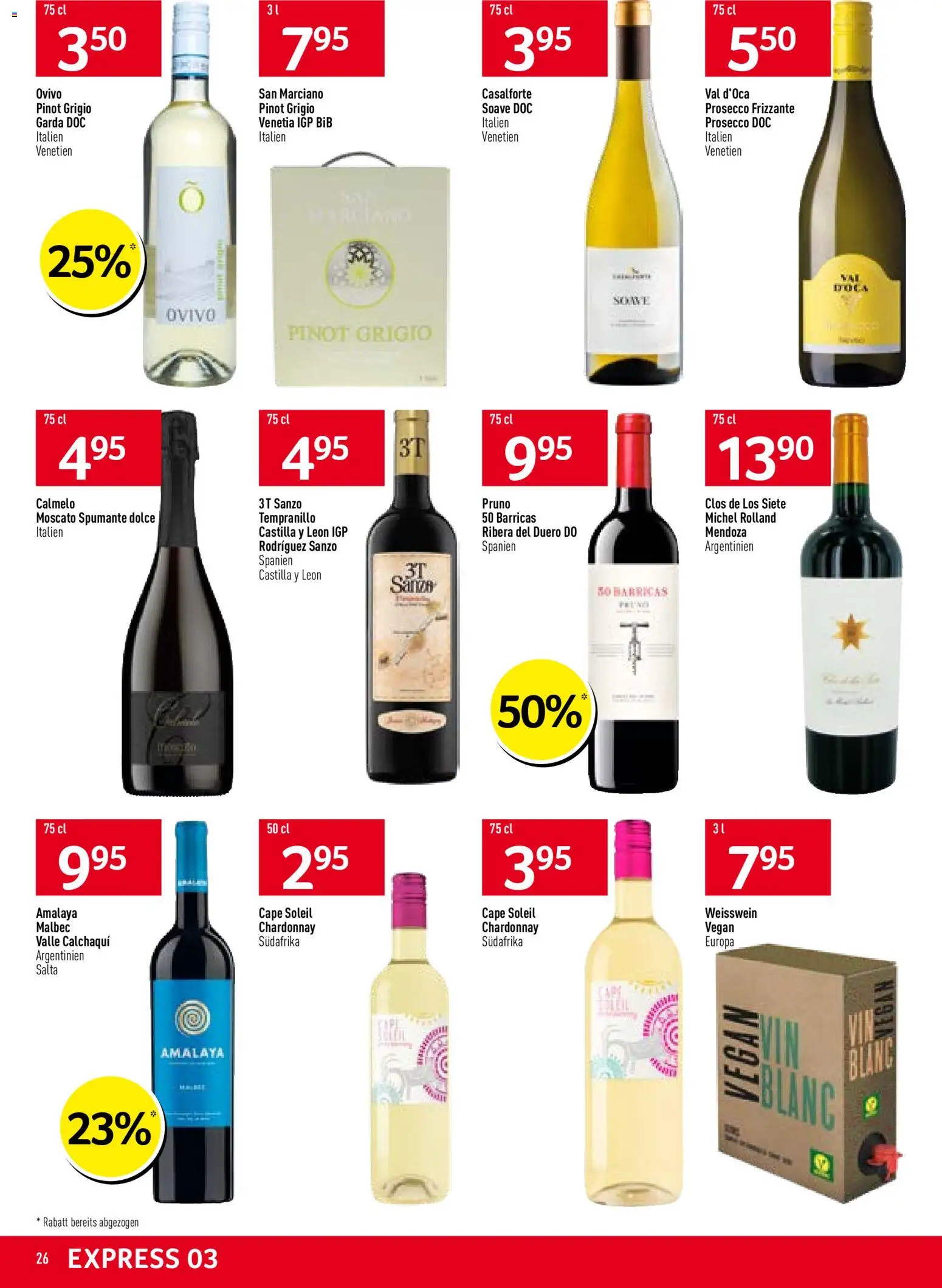 Prodega Aktionen – gültig ab 12.01.2026 | Seite: 26 | Produkte: Weißwein