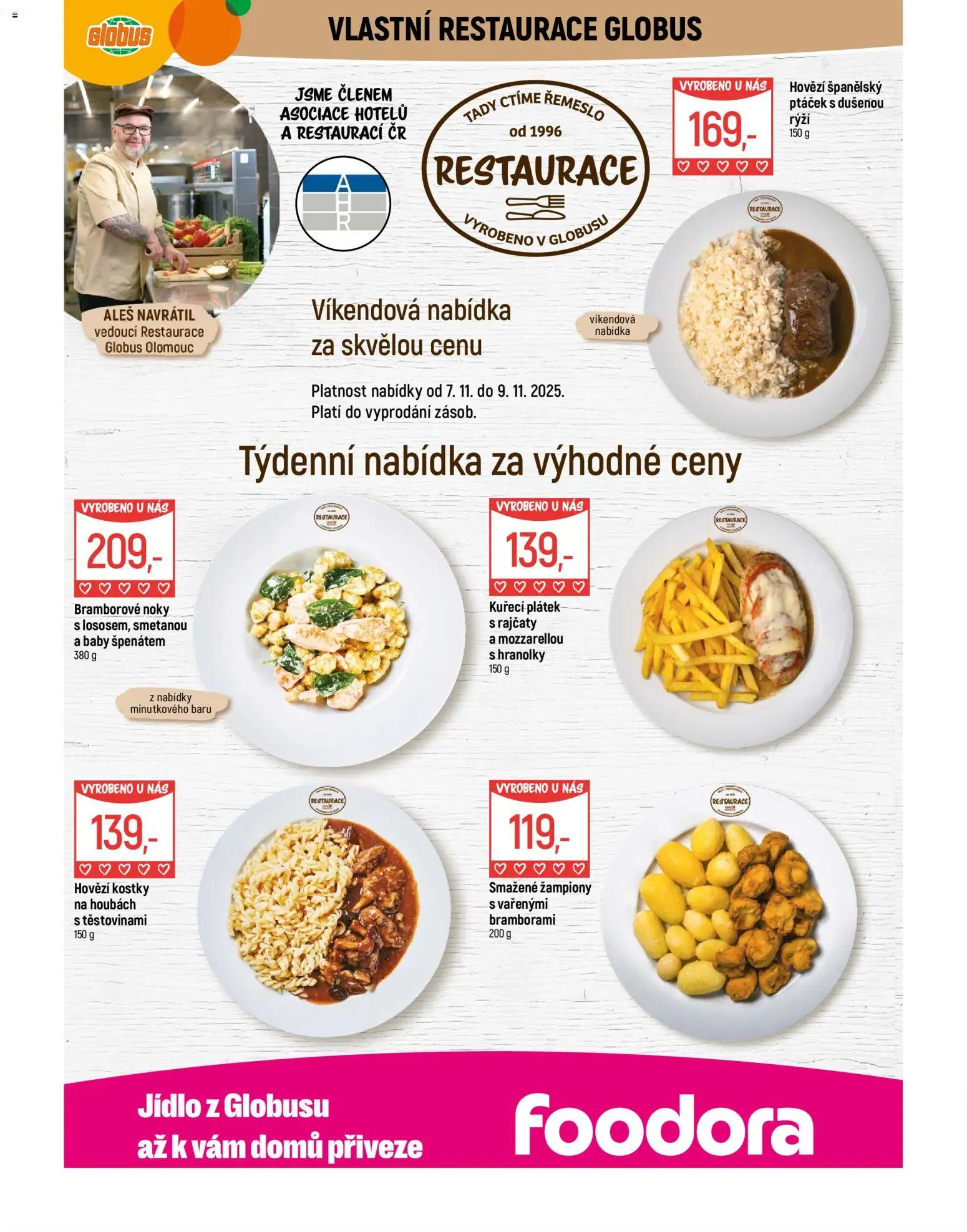 Globus leták - Olomouc od 05.11.2025 | Strana: 7 | Produkty: Hovězí, Noky, Bramborové noky, Rýži