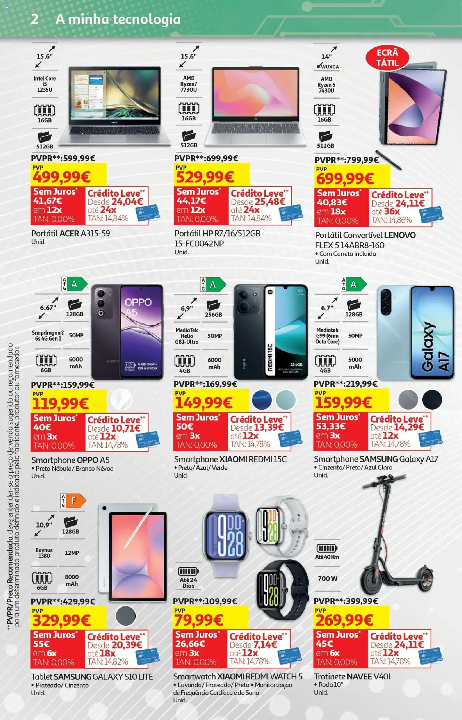 Auchan - O bem-estar começa em casa! │ válido de 26.12.2025 | Página: 31 | Produtos: Smartphone, Smartwatch, Trotinete, Tablet