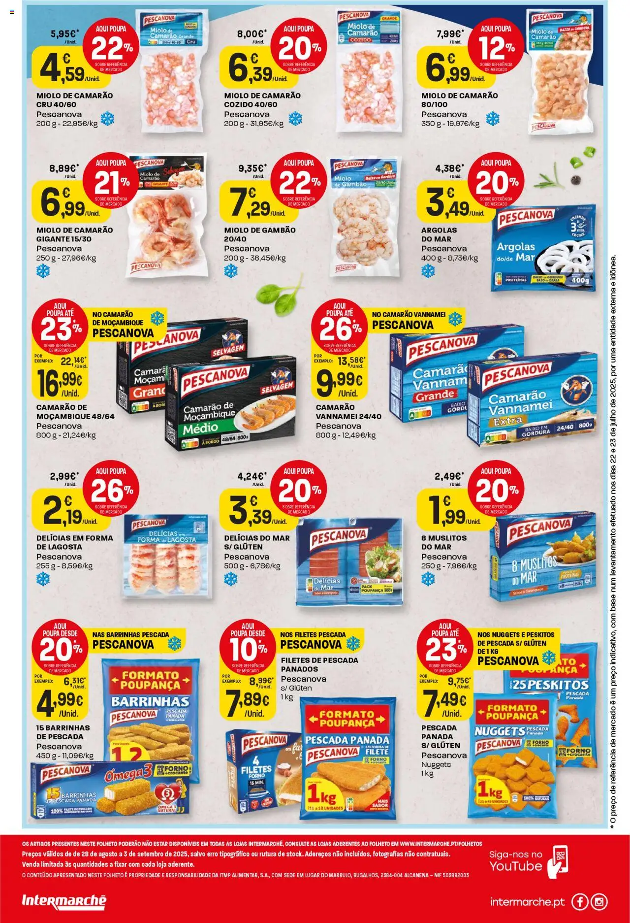 Intermarché Folheto Mini │ válido de 28.08.2025 | Página: 2 | Produtos: Forno, Ômega 3, Lagosta, Camarão