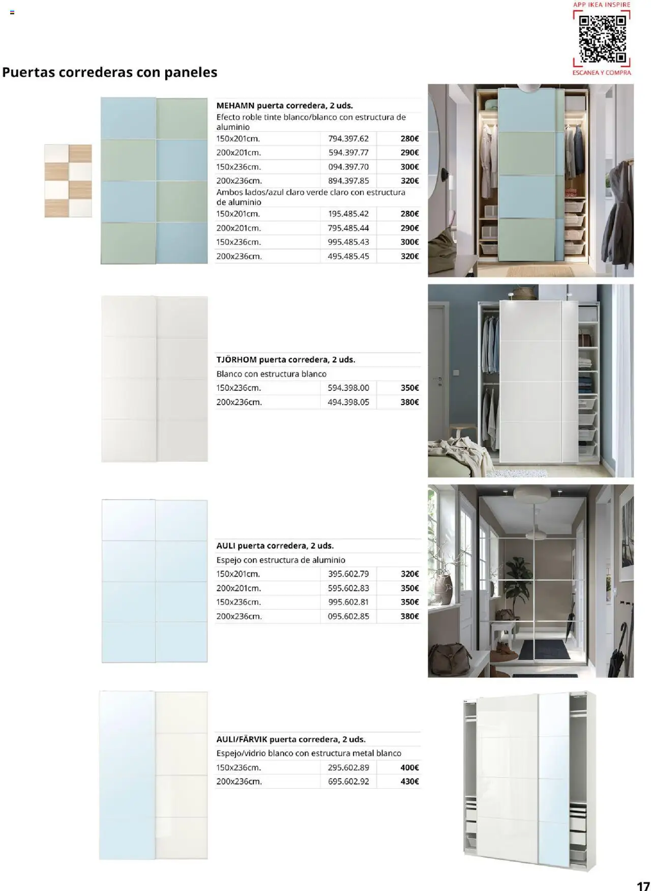 Catálogo IKEA Pax y Komplement │ válido desde el 04.02.2025 | Página: 17 | Productos: Tinte, Espejo