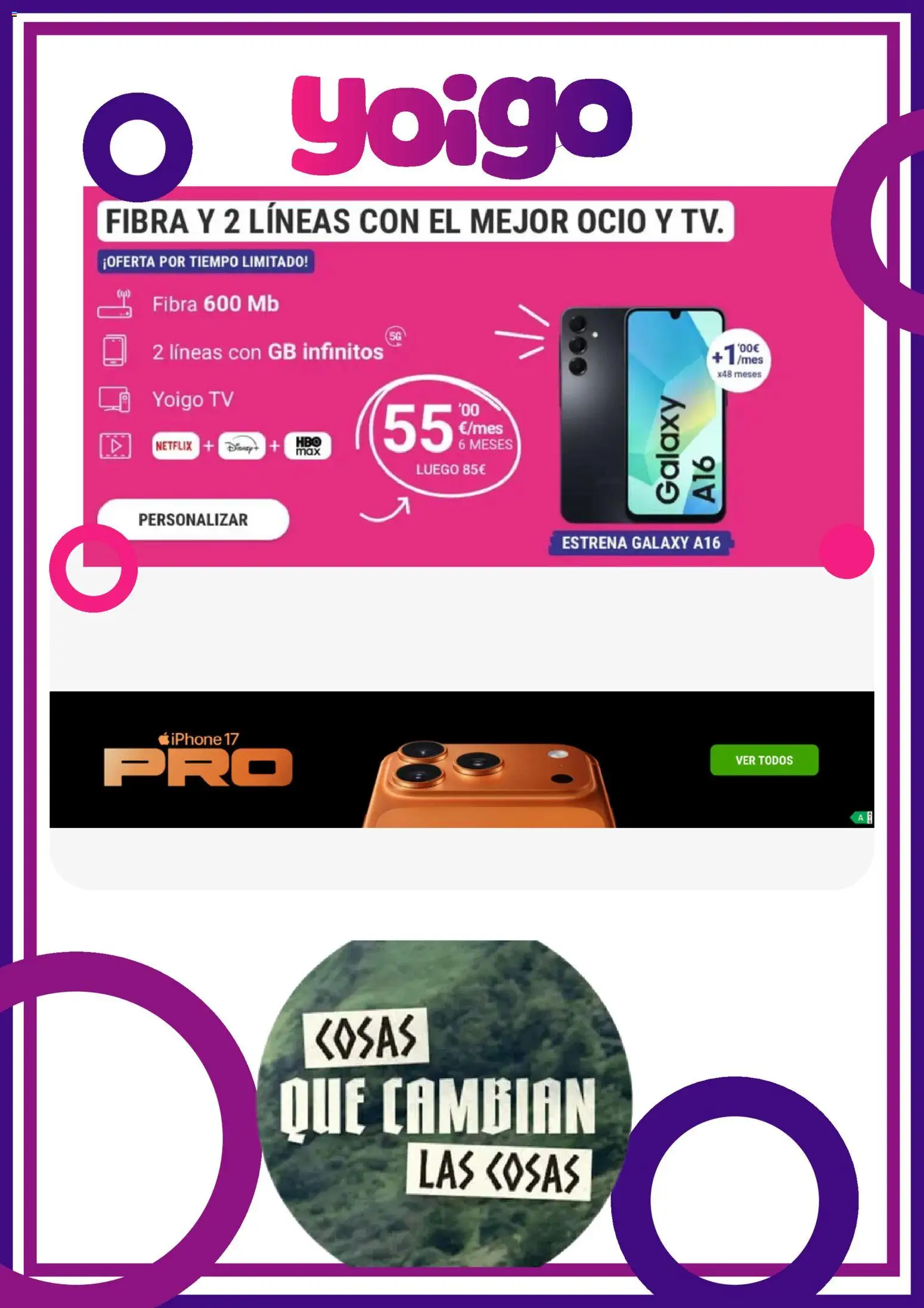 Yoigo ofertas │ válido desde el 15.01.2026 | Página: 1
